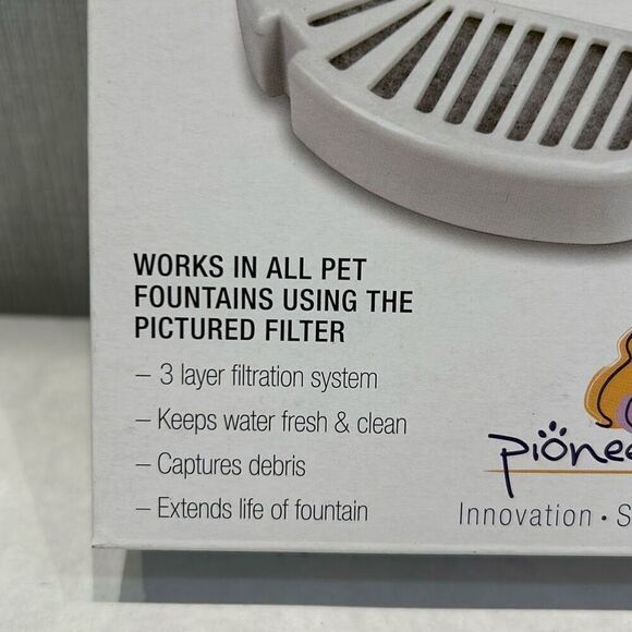 NEW Pioneer Pet Fountain Filter Replacement 4-Pack - Picture 2 of 4